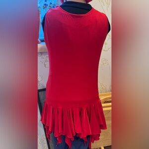 Red Sleeveless Mini Dress